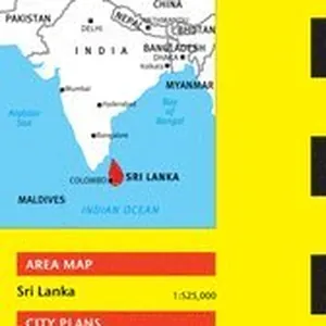 Sri Lanka Travel Map Third Edition