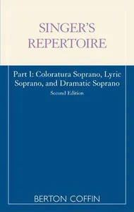 Singer's Repertoire, Part I