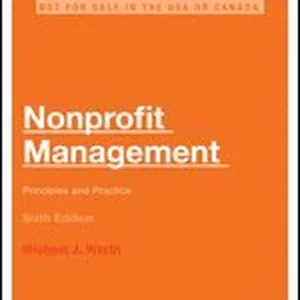 Nonprofit Management - International Student Edition