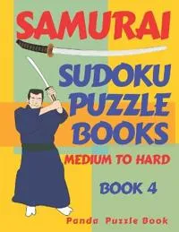 Samurai Sudoku Puzzle Books Medium To Hard - Book 4