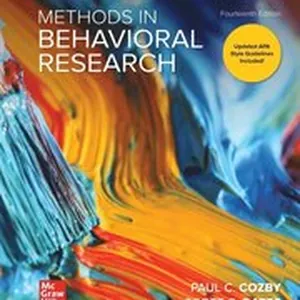 Methods in Behavioral Research ISE