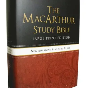 NASB, MacArthur Study Bible, Large Print, Hardcover, Thumb Indexed