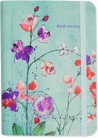 Fuchsia Blooms Address Book