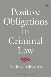 Positive Obligations in Criminal Law