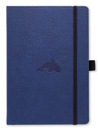 Dingbats* Wildlife A5+ Plain - Blue Whale Notebook