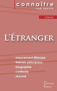 Fiche de lecture L'Étranger de Albert Camus (analyse littéraire de référence et résumé complet)