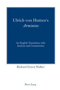 Ulrich von Hutten's «Arminius»