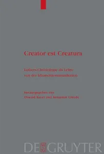 Creator est Creatura