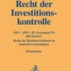 Recht der Investitionskontrolle