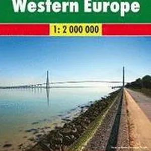 Western Europe Road Map 1:2 000 000