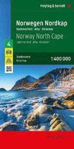 Norwegen Nordkap, Straßenkarte 1:400.000, freytag & berndt