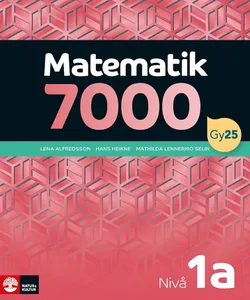 Matematik 7000 Nivå 1a Röd