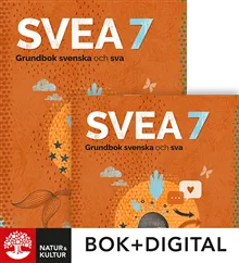 SVEA 7 Grundbok svenska och sva Paket Bok+Digital