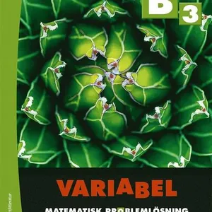 Variabel B3 - Digitalt + Tryckt - Matematisk problemlösning