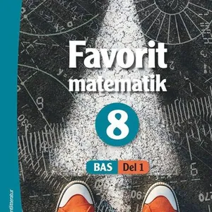 Bas Favorit matematik 8 Elevpaket - Tryckt bok + Digital elevlicens 12 mån