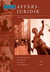J2000 Affärsjuridik Lärarhandledning Med Cd
