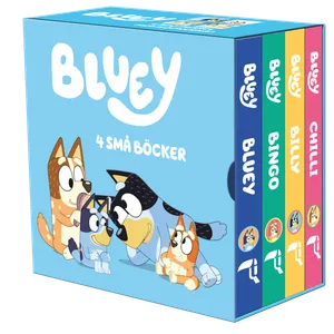 Bluey 4 Små Böcker
