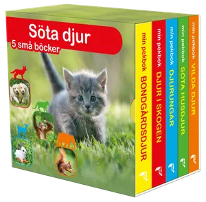 Söta Djur - Fem Små Böcker