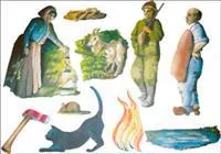 Gumman och bocken flano