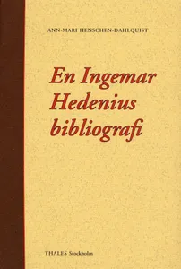 En Ingemar Hedenius Bibliografi
