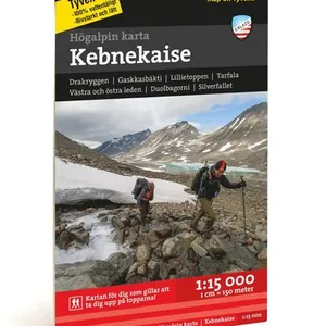 Högalpin karta Kebnekaise 1:15.000