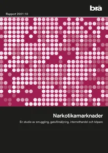 Narkotikamarknader - En Studie Av Smuggling, Gatuförsäljning, Internethandel Och Köpare
