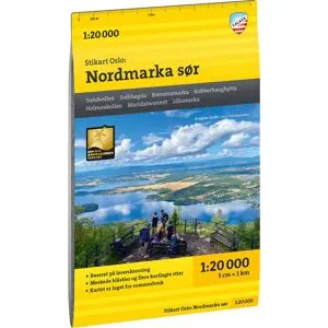 Calazo förlag Stikart Oslo Nordmarka sør 1:20.000 NoColour OneSize