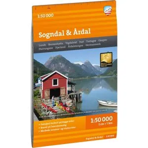 Calazo förlag Turkart Sogndal & Årdal 1:50.000 NoColour OneSize