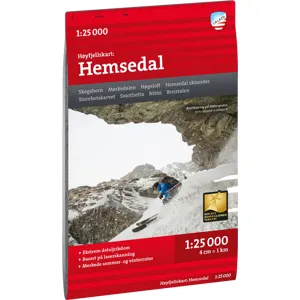 Calazo förlag Høyfjellskart Hemsedal 1:25 000 NoColour OneSize