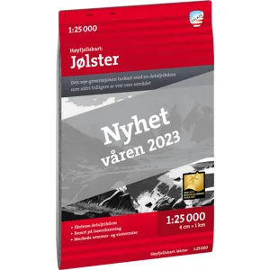 Calazo förlag Høyfjellskart Jölster 1:25.000 NoColour OneSize