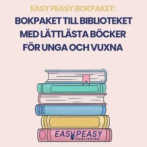 Bokpaket till biblioteket med lättlästa böcker för unga och vuxna