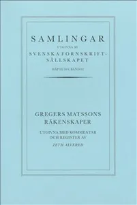 Gregers Matssons räkenskaper